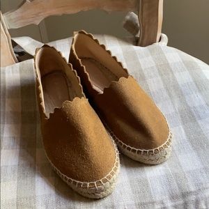 Saks fifth ave NWT leather summer slides